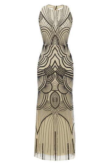 Svart Elfenben 20 Tals Klänning